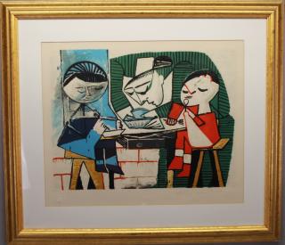 Appraisal: Pablo Picasso Spanish - Marina Picasso Estate Lithograph Numbered Sight