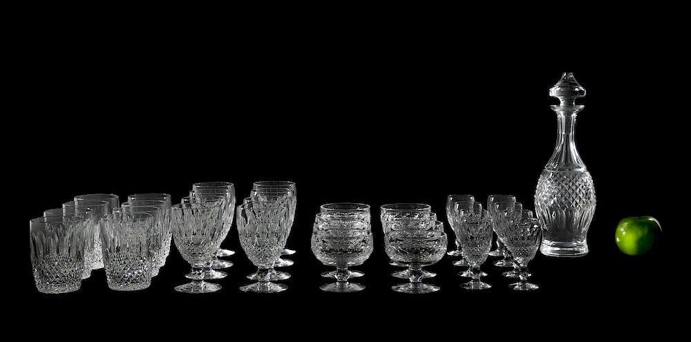 Appraisal: Waterford Crystal Colleen Short Stemware PCs th century Waterford Crystal