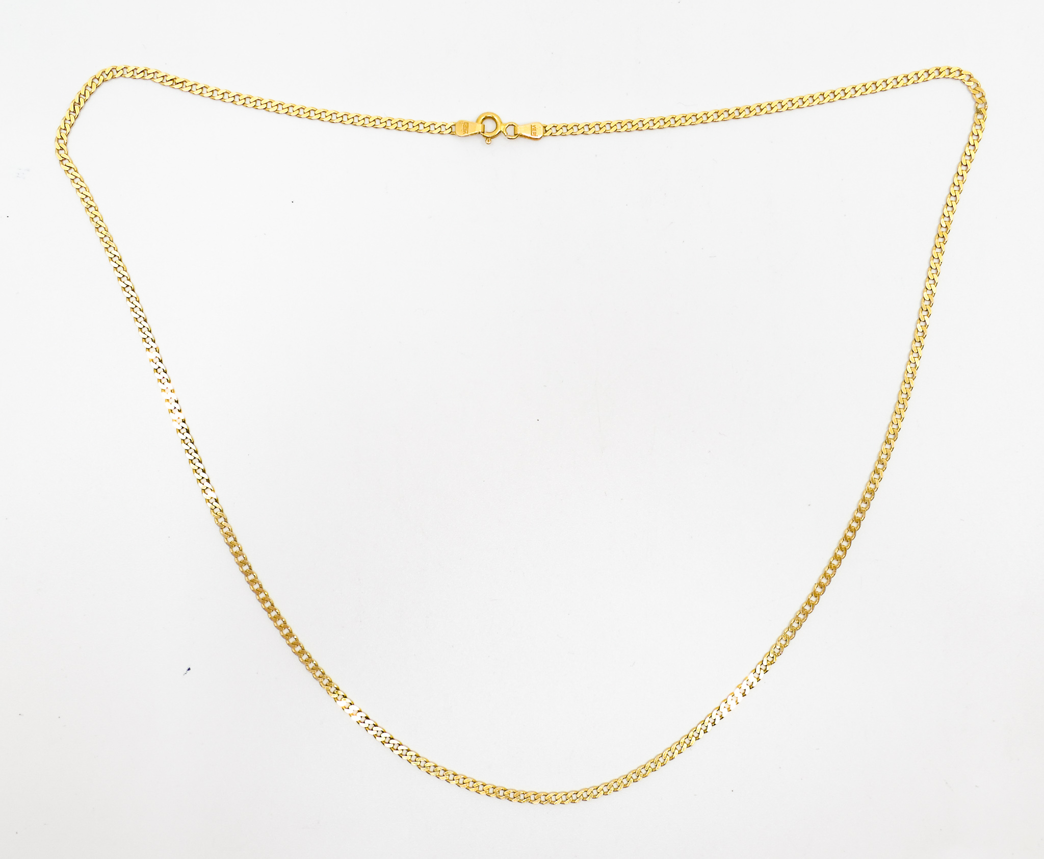 Appraisal: Vieri Italian k Gold Link Chain Necklace '' - Grams