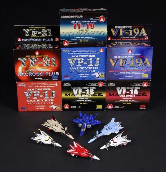 Appraisal: Lot of Macross Die-Cast Toys Description Japanese Made by Doyusha