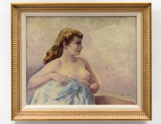 Appraisal: LEON KROLL American - Nude Profile Signed l r Verso