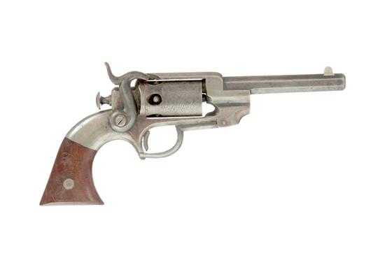 Appraisal: ALLEN AND WHEELOCK SIDEHAMMER BELT REVOLVER caliber five-shot cylinder with