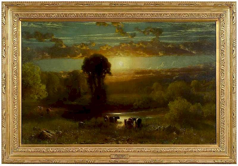 Appraisal: James Fairman Scottish American - Pastoral Landscape signed lower right