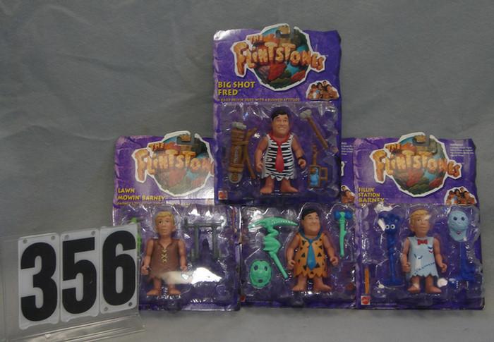 Appraisal: Mattel The Flintstones Figures lot of mint on card Estimate