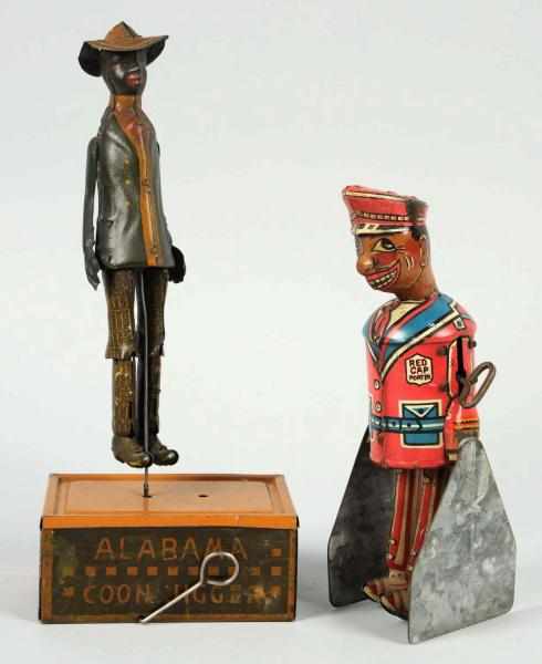 Appraisal: Lot of Tin Litho African American Wind-Up Toys American Working