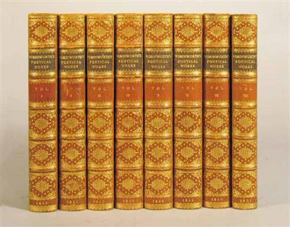 Appraisal: vols Wordsworth William The Poetical Works London Edward Maxon -