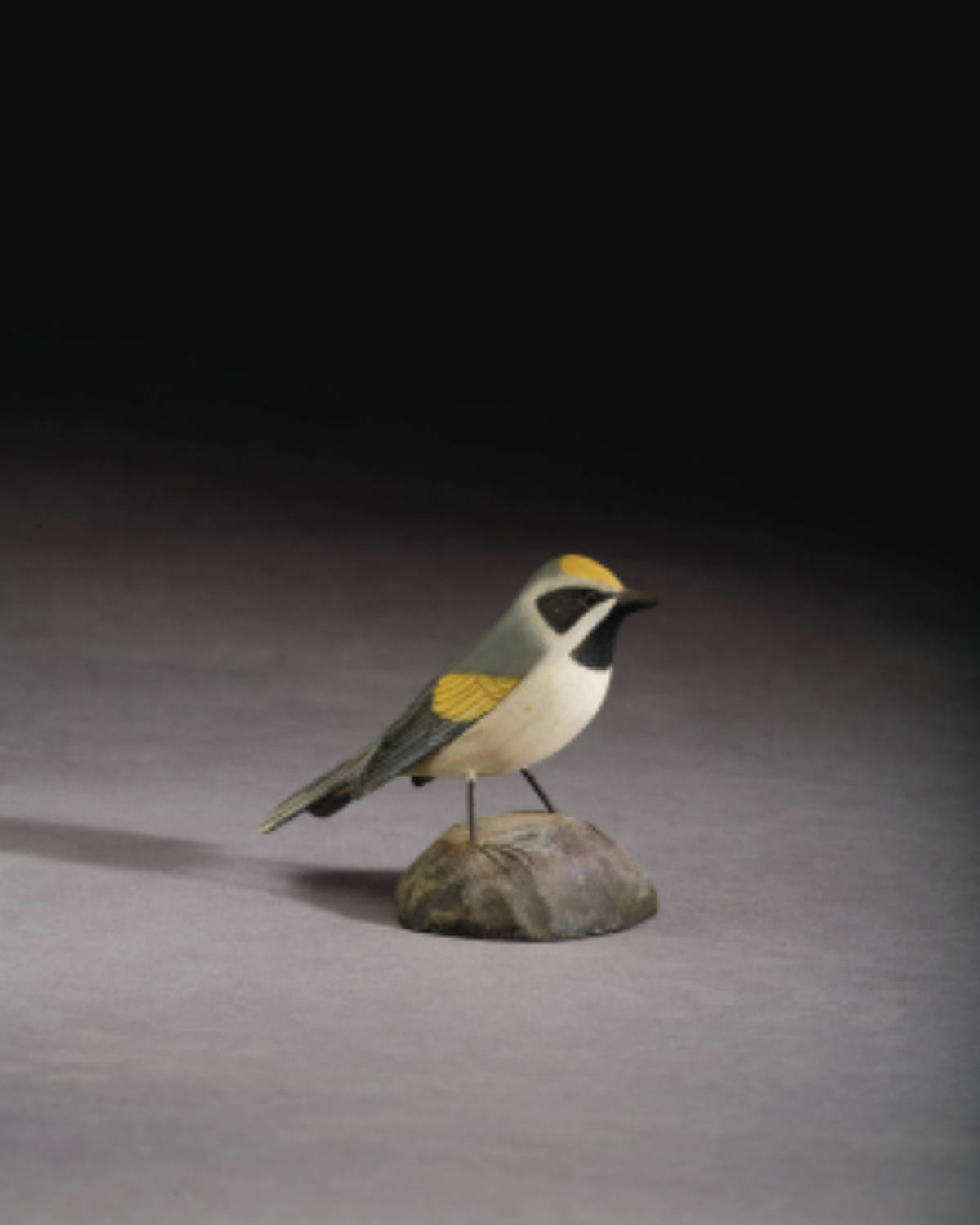 Appraisal: JESS BLACKSTONE AMERICAN - CARVED AND PAINTED GOLDEN-WINGED WARBLER CIRCA