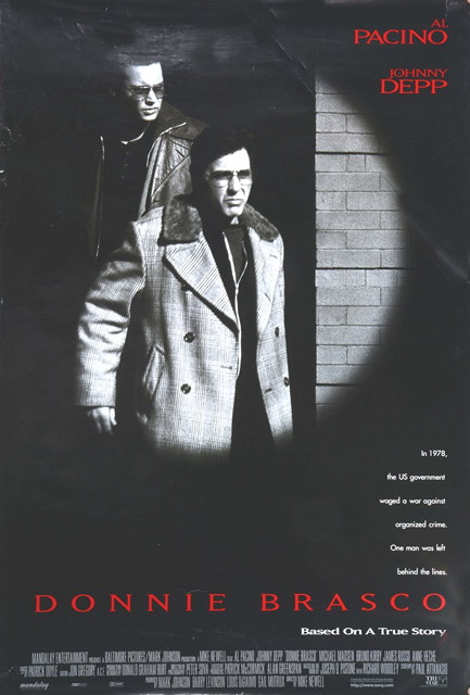 Appraisal: DONNIE BRASCO Tri-Star crime starring Al Pacino and Johnny Depp