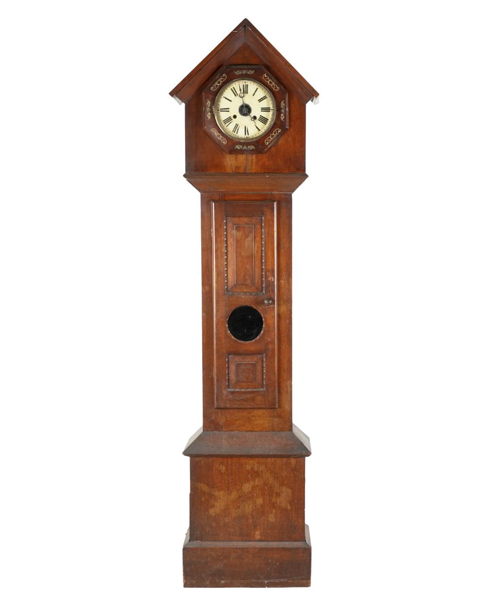 Appraisal: MAHOGANY TALL CASE CLOCKunsigned case only no works inches wide