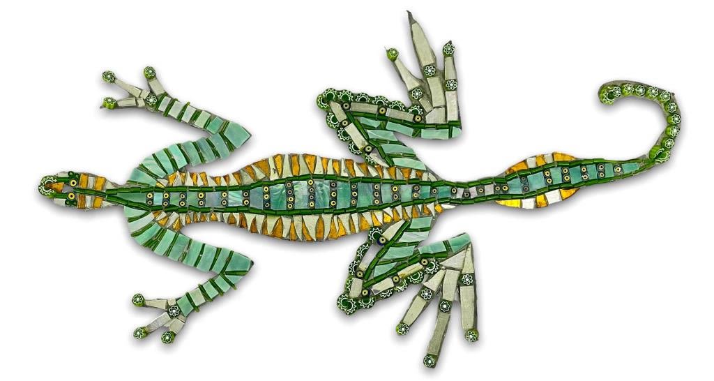 Appraisal: Dusciana Bravura Glass Lizard MosaicReceipt and background description from Berengo