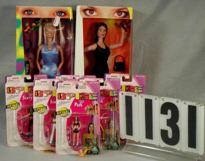 Appraisal: Lot of Spice Girls related dolls Barbie size dolls Baby