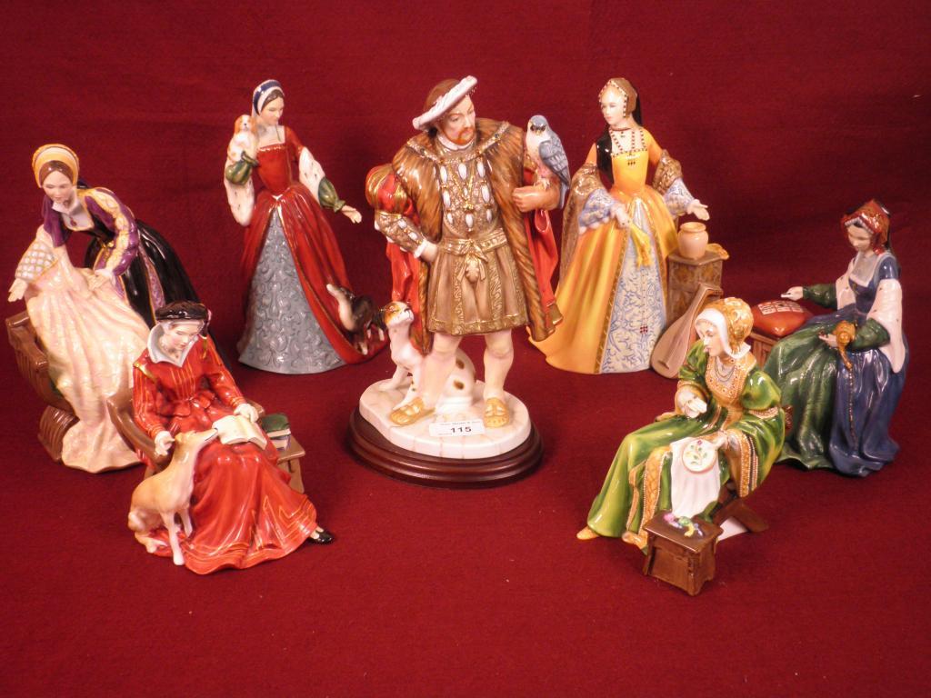 Appraisal: A set of seven limited edition Royal Doulton figures of