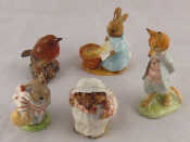 Appraisal: A set of four Beswick Beatrix Potter figures Mrs Tiggy