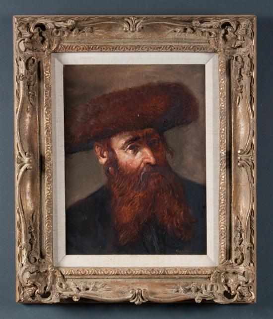 Appraisal: Joseph Sheppard American b Portrait of a Jewish Gentleman oil