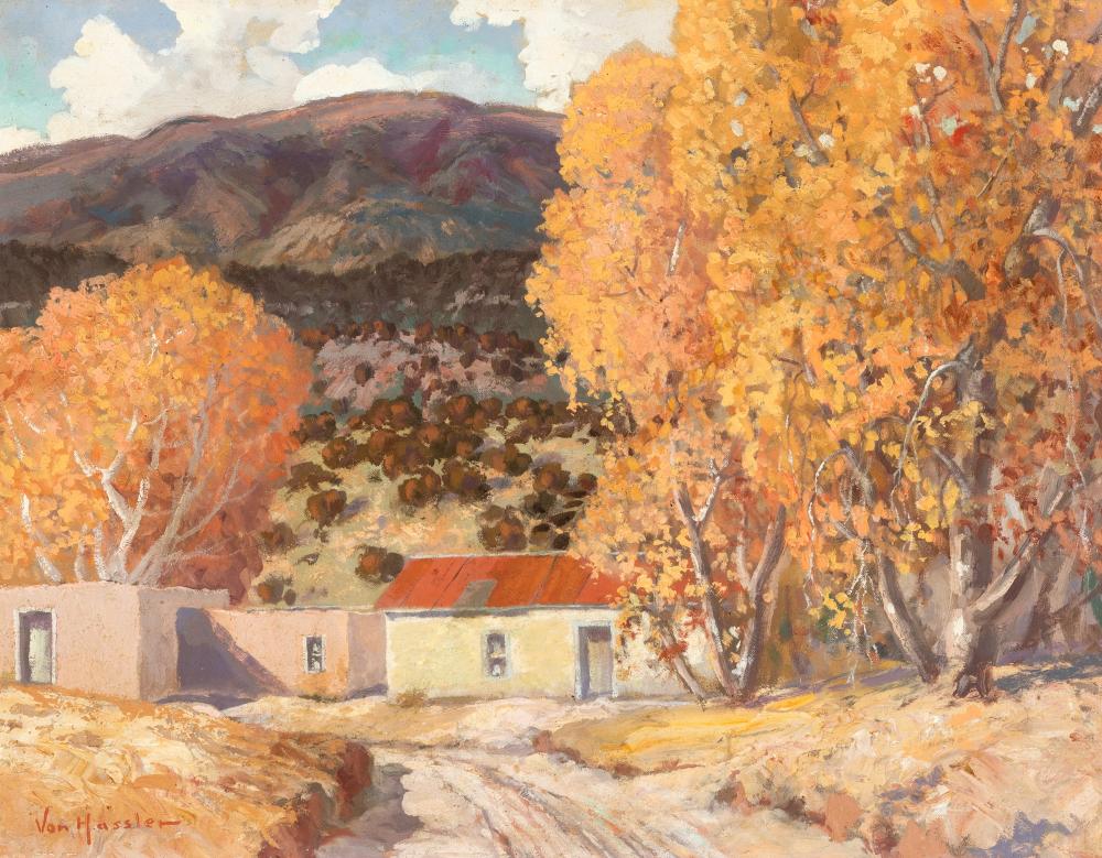 Appraisal: Carl Von Hassler - Autumn in Old Pojoaque New Mexico