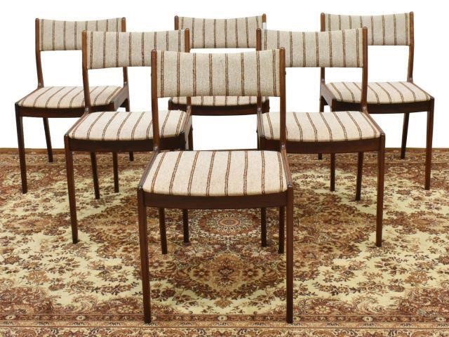 Appraisal: lot of Danish mid-century modern dining chairs designed by Johannes