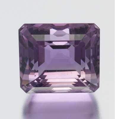 Appraisal: An Unmounted Carat Amethyst Emerald cut amethyst weighing carat measuring