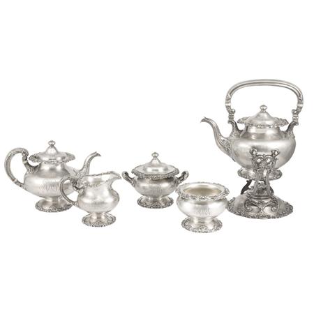 Appraisal: Gorham Sterling Silver Five-Piece Tea Service Estimate -