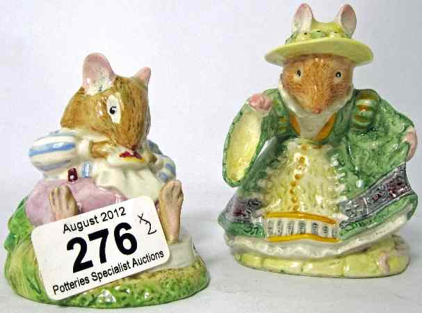 Appraisal: Royal Doulton Brambly Hedge Figures Mr Toadflax DBH and Primrose