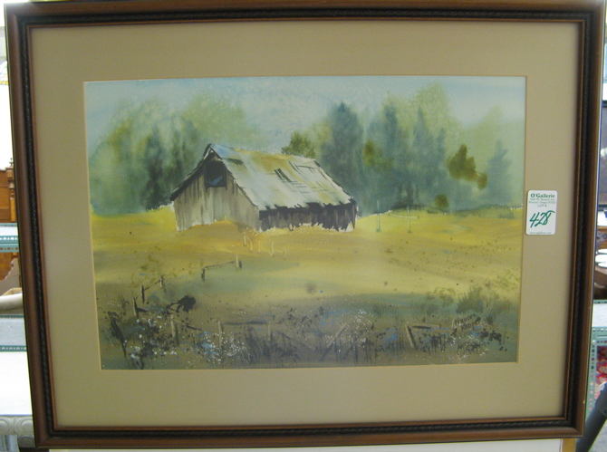 Appraisal: FRANCES KEMPER American th century Watercolor on paper Landscape with