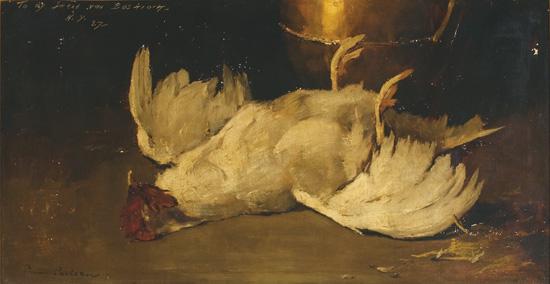 Appraisal: EMIL CARLSEN American - Still Life with Fowl and Copper