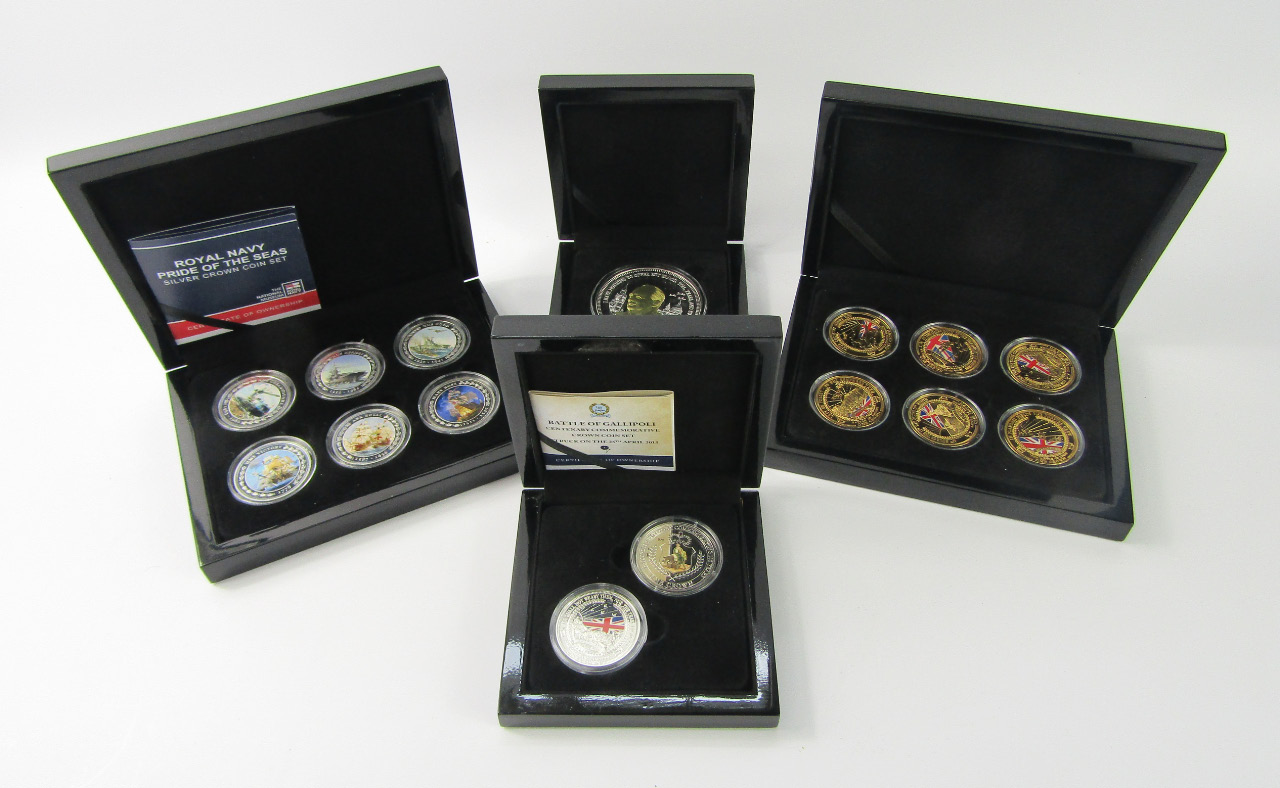 Appraisal: A First Wold War centenary crown collection The Bradford Exchange