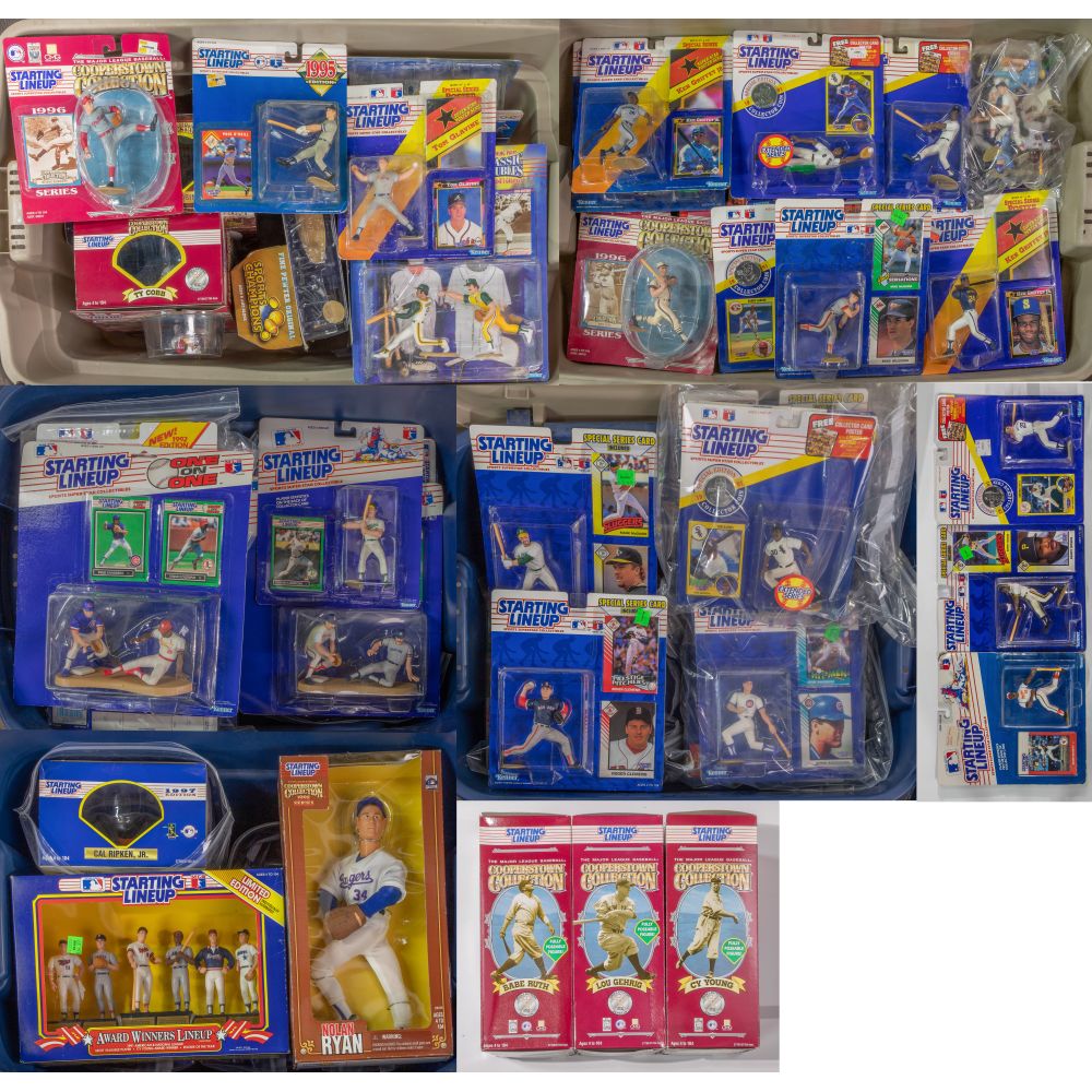 Appraisal: STARTING LINEUP BASEBALL ACTION FIGURE ASSORTMENTApproximately boxed items from the