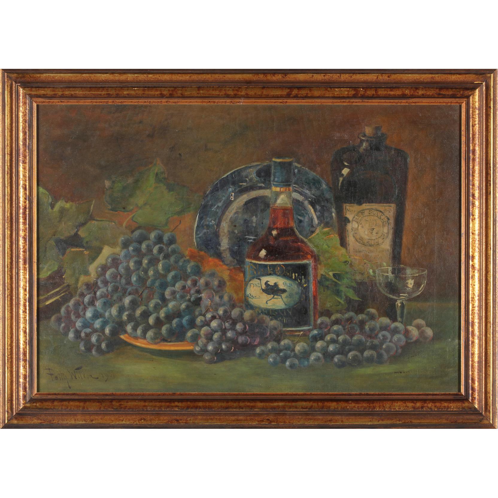 Appraisal: Patty Wilcox Am th th c Still Life with Liquor