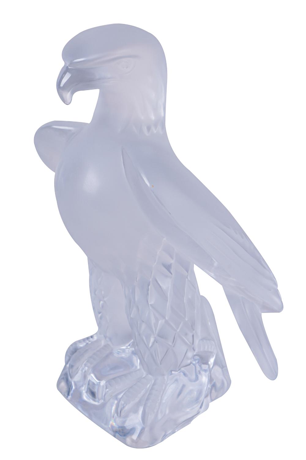 Appraisal: LALIQUE GLASS LIBERTY EAGLEsigned in script to underside Lalique France