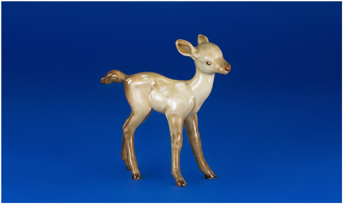 Appraisal: Beswick Figure Fawn tail down Model No B