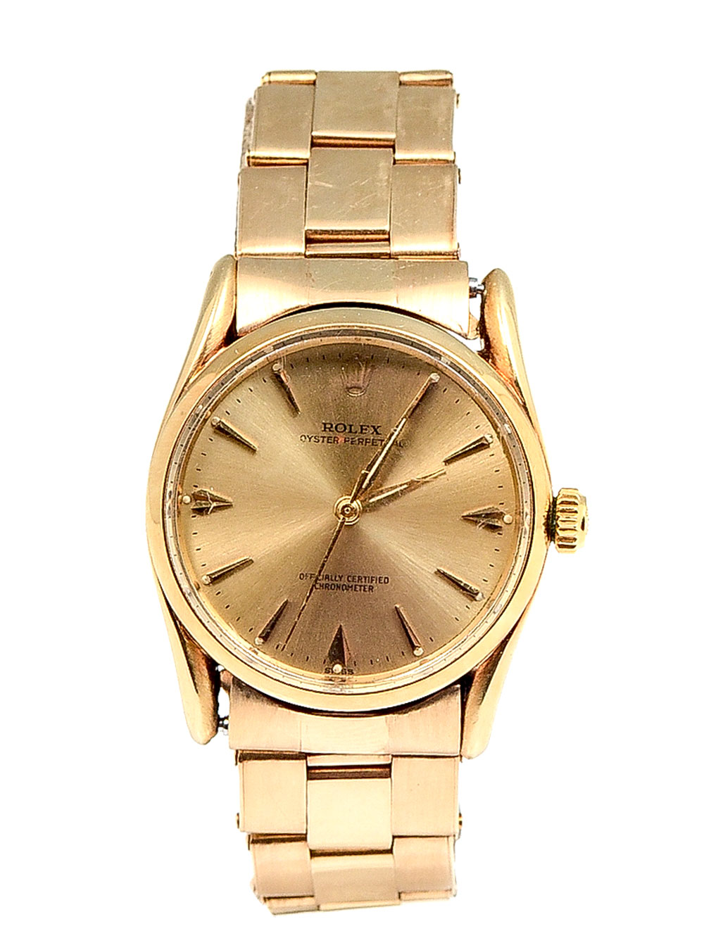 Appraisal: K ROLEX OYSTER MM PERPETUAL CHRONOMETER K is perfect for