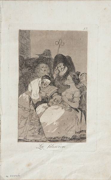 Appraisal: Francisco Jose de Goya y Lucientes Spanish - La Filiacion