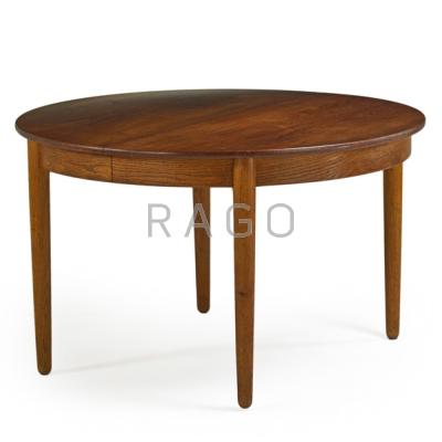 Appraisal: HANS WEGNER - ANDREAS TUCK Dining table Denmark s Teak