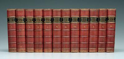 Appraisal: leather-bound books Wilson's Tales of the Borders and of Scotland