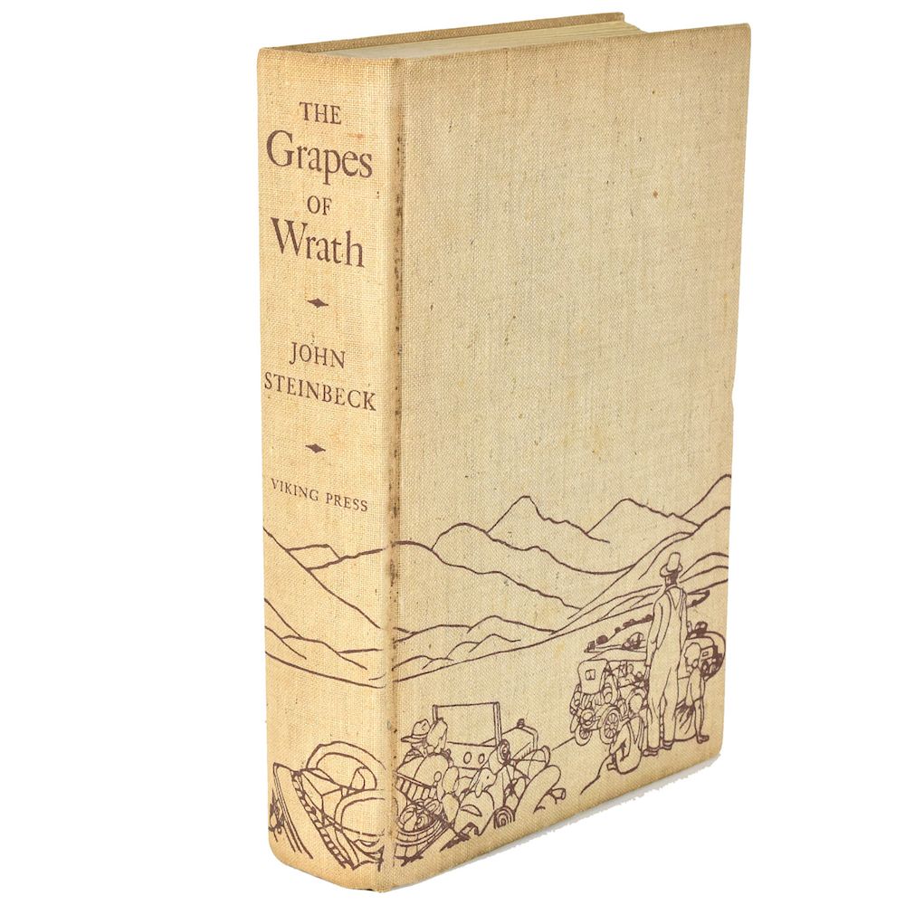 Appraisal: John Steinbeck The Grapes of Wrath First Edition John Steinbeck