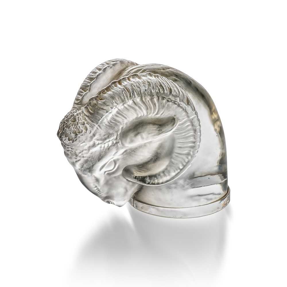 Appraisal: REN LALIQUE FRENCH - T TE DE B LIER CAR