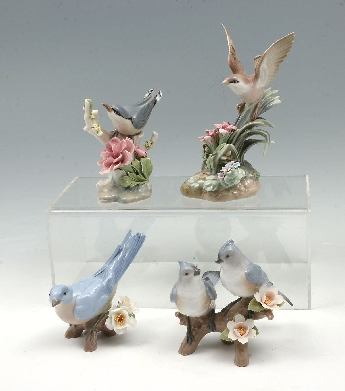 Appraisal: PC LLADRO PORCELAIN BIRD COLLECTION ''Sweet Sounds of Morning'' ''