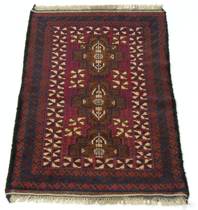 Appraisal: A Small Baluch late th Century Area carpet has two