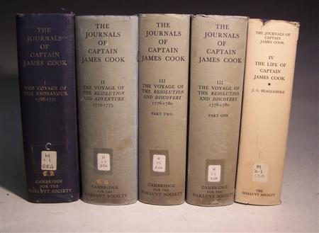 Appraisal: Cook Captain James The journals of Captain James Cook on