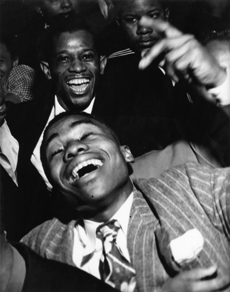 Appraisal: WEEGEE ARTHUR FELLIG - African American men in a club