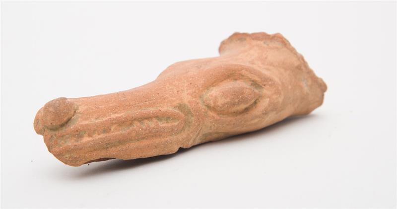 Appraisal: MODEL OF A TERRACOTTA CROCODILE in Property of Estate of