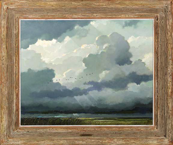 Appraisal: Eric Sloane American New York - Spring Storm oil on