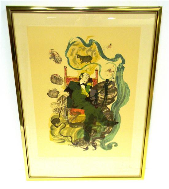 Appraisal: After Salvador Dali Spanish - offset lithograph printed in colors