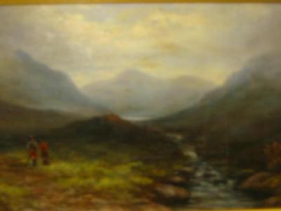 Appraisal: MARIAN ROSE exh - The Pass at Glencoe oil on