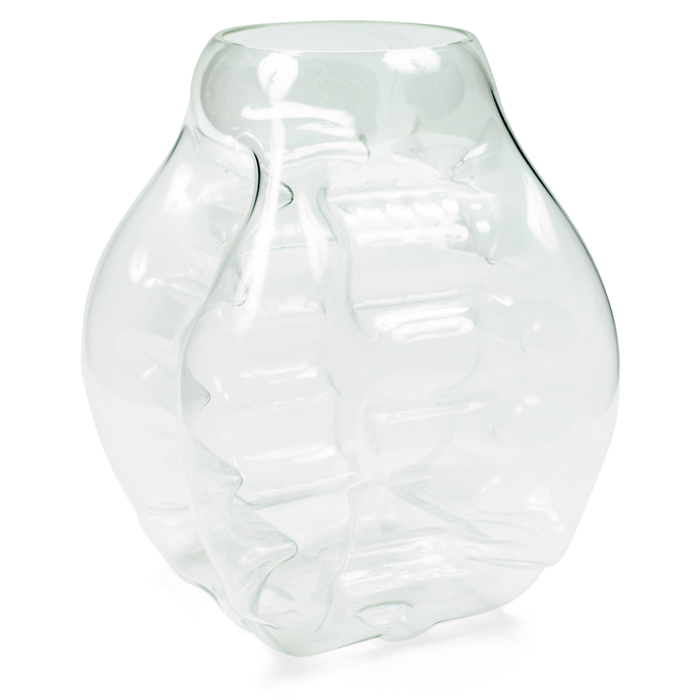 Appraisal: Large Angelo Mangiarotti vase by Toni Zuccheri s molded clear