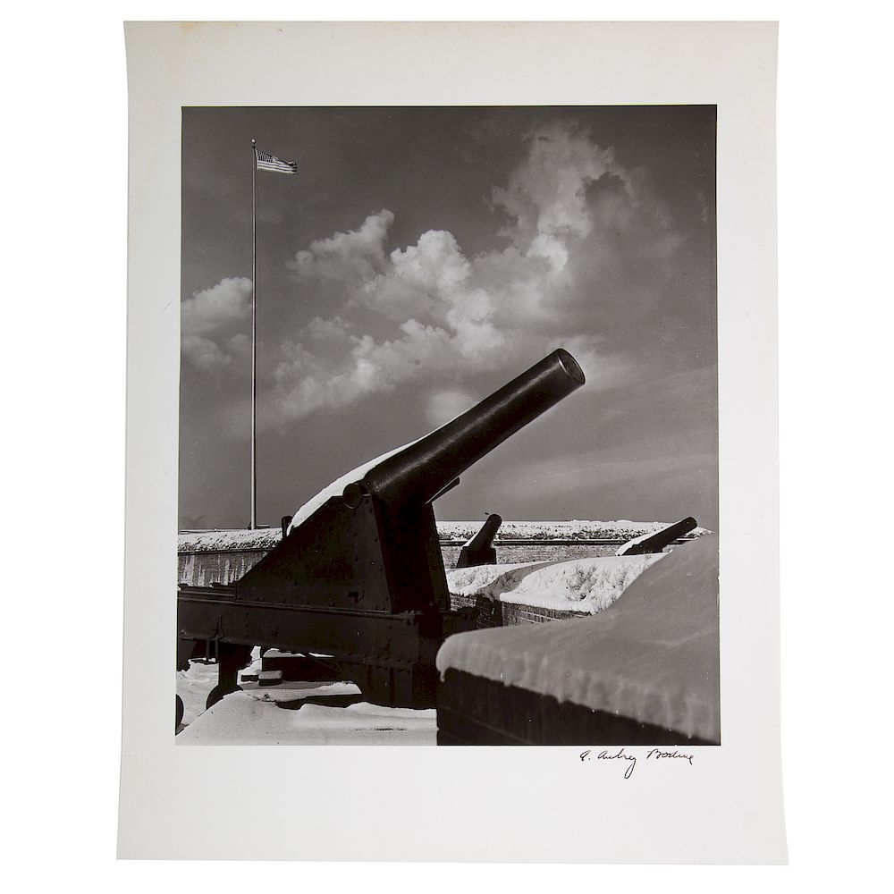 Appraisal: A Aubrey Bodine Fort McHenry American - Gelatin silver print