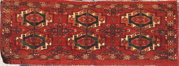 Appraisal: Fine mid th Century Turkoman Tekke Torba rug x Morton