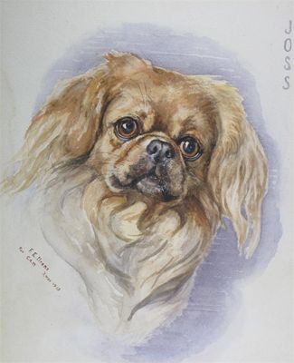 Appraisal: Frieda Elizabeth Bruce n e Myers - King Charles Spaniels