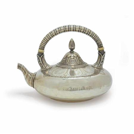 Appraisal: Gorham Aesthetic Movement Sterling Silver Teapot Estimate -