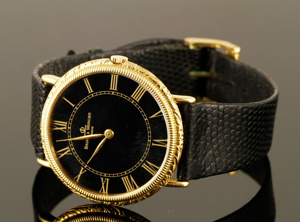 Appraisal: - K Gold Baume Mercier Watch K gold Baume Mercier